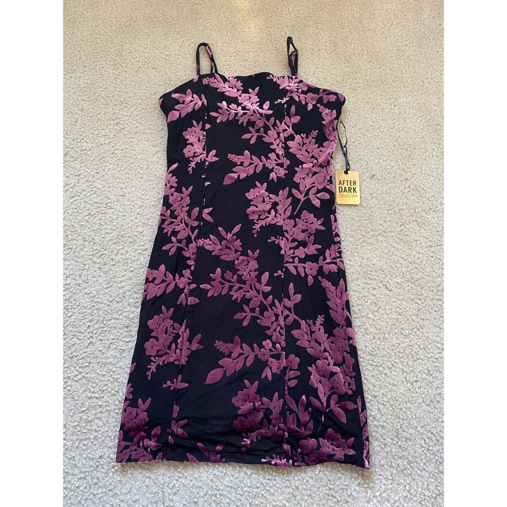 Forever 21 mini, black, and purple dress